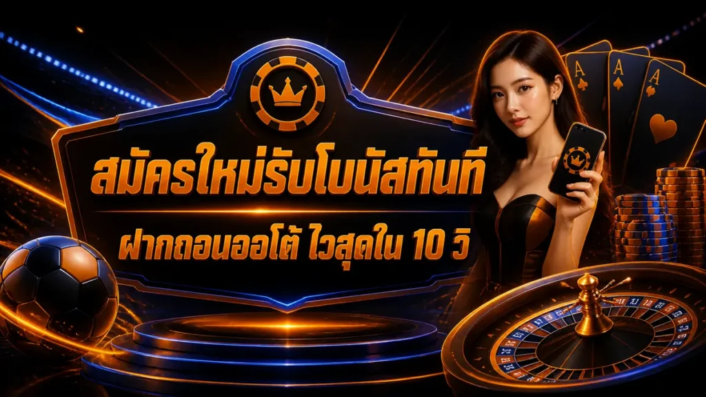 สมัครใหม่รับโบนัสทันที